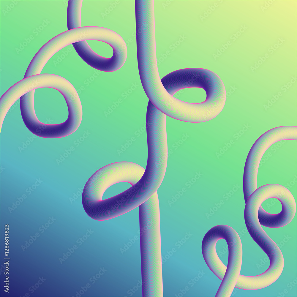 Fototapeta premium Abstract Gradient Spiral