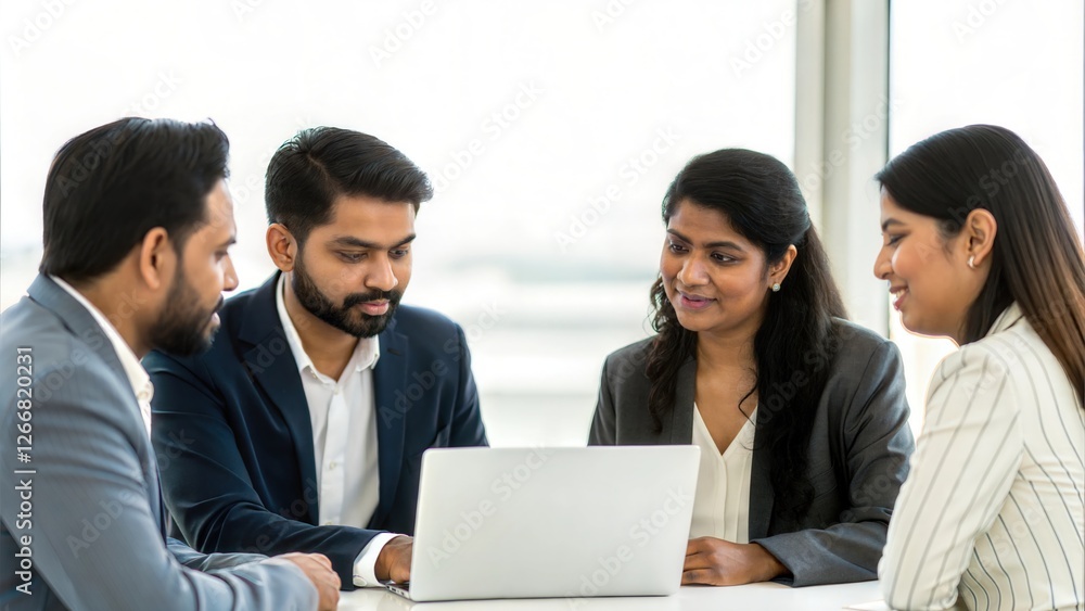 Indian Business Team in Strategy Meeting
Indian Business Team in Strategy Meeting