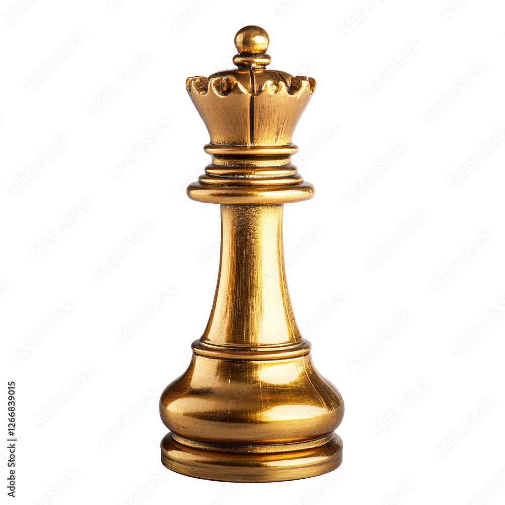 Golden chess king isolated on Transparent PNG Golden chess king isolated on Transparent PNG