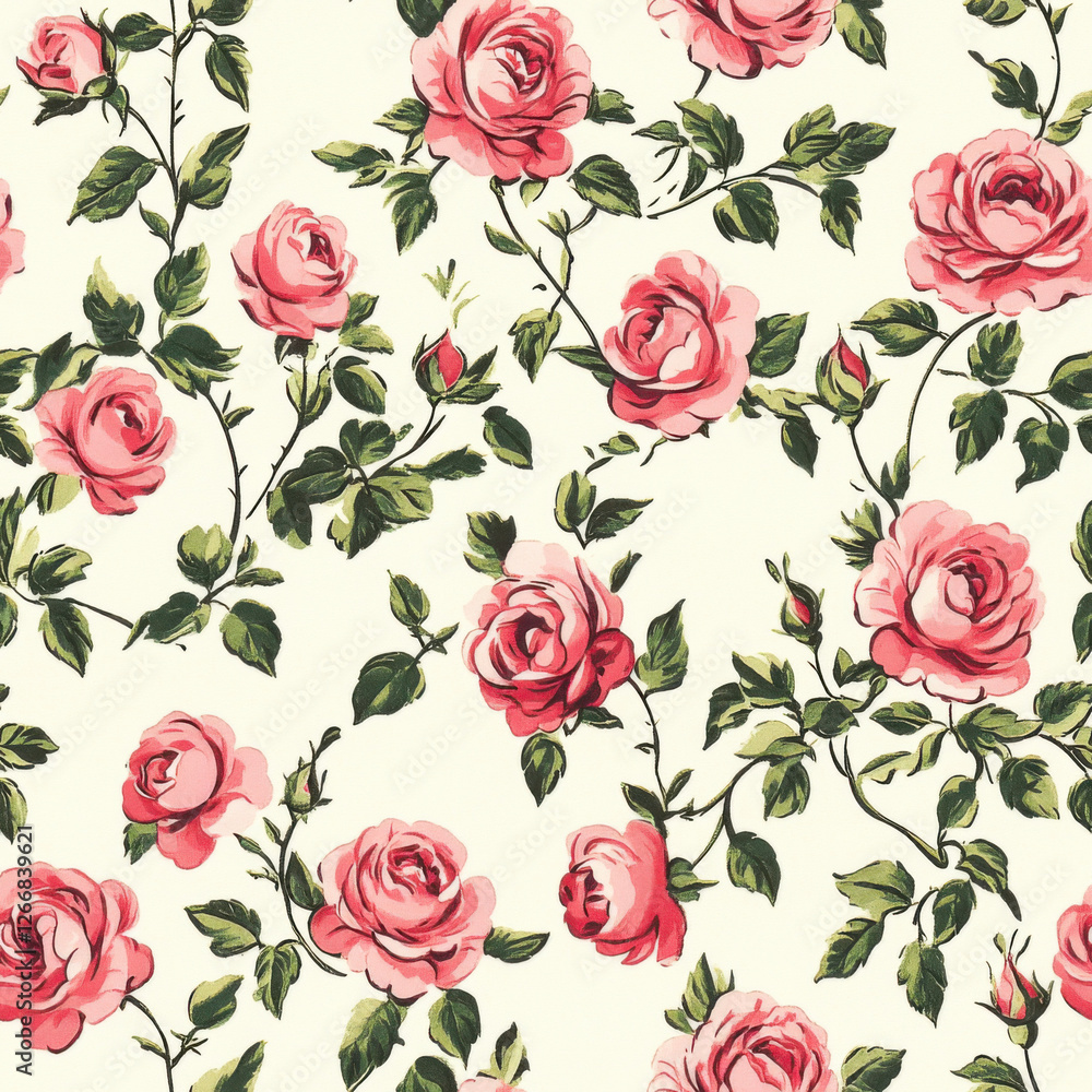 A seamless pattern filled with delicate, small floral motifs spread evenly across the design, featuring soft pastel colors such as blush pink, mint green, and lavender. A seamless pattern filled with delicate, small floral motifs spread evenly across the design, featuring soft pastel colors such as blush pink, mint green, and lavender.