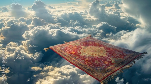 Flying carpet in the sky.
