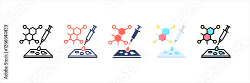 Cell Multistyle Icon Set