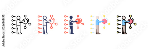 Biomechanics Multistyle Icon Set