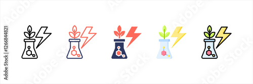 Bioenergy Multistyle Icon Set