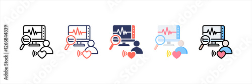 Biomedical Multistyle Icon Set
