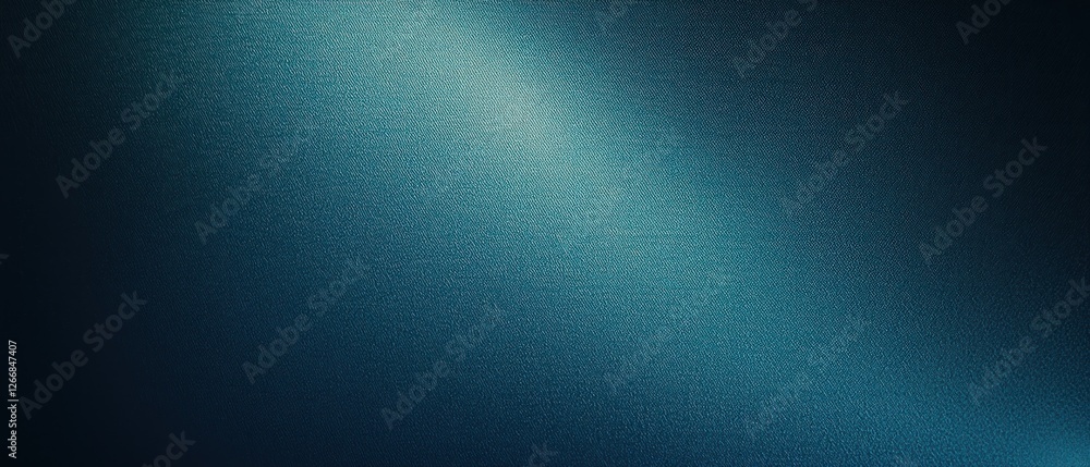 Obraz premium Teal studio backdrop with spotlight