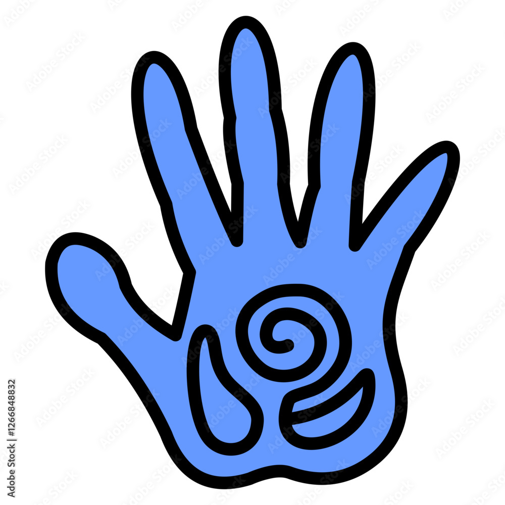 Fototapeta premium Healing Hand Icon