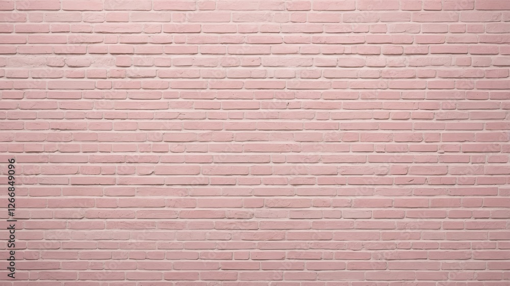 Soft Pastel Pink Brick Wall with Subtle Texture Soft Pastel Pink Brick Wall with Subtle Texture