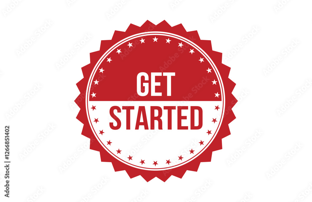 Get started red ribbon label banner. Get started red ribbon label banner.