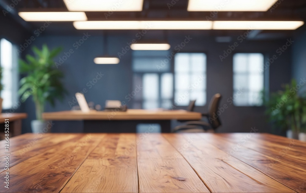 Office Table Top with Blurred Background for Product Display Office Table Top with Blurred Background for Product Display