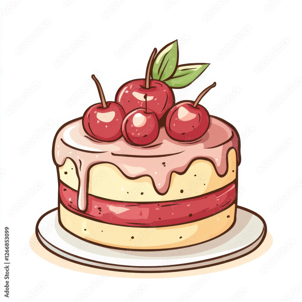 A cake icon, line art, line drawing style in style, vector illustrations, edited illustrations, white background, A cake icon, line art, line drawing style in style, vector illustrations, edited illustrations, white background,