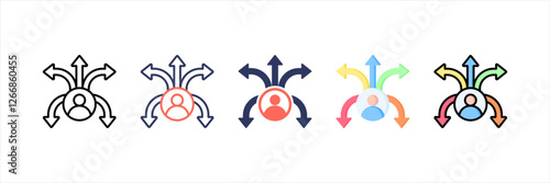 Flexible Multistyle Icon Set