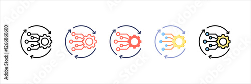 Operations Multistyle Icon Set