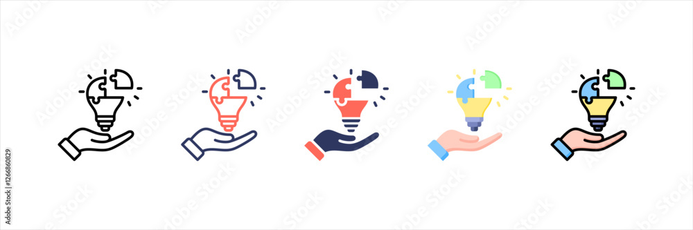 Problem Solving Multistyle Icon Set Problem Solving Multistyle Icon Set