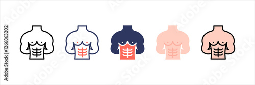 Six Pack Multistyle Icon Set