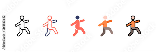 Lunge Multistyle Icon Set