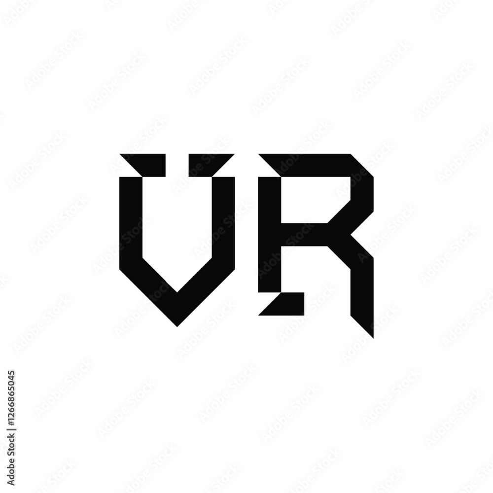 VR monogram logo design letter text name symbol monochrome logotype alphabet character simple logo VR monogram logo design letter text name symbol monochrome logotype alphabet character simple logo