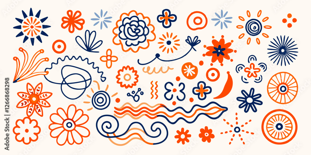 Fototapeta premium Ethereal Blooms: A Kaleidoscope of Color and Form