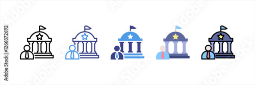 Senate Multistyle Icon Set