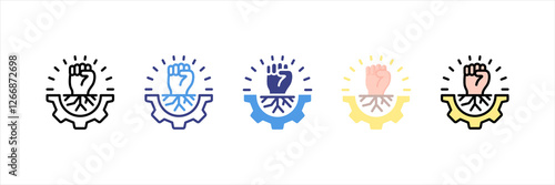 Grassroots Multistyle Icon Set