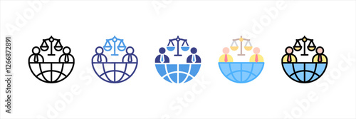 Public Service Multistyle Icon Set