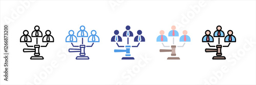 Policy Multistyle Icon Set