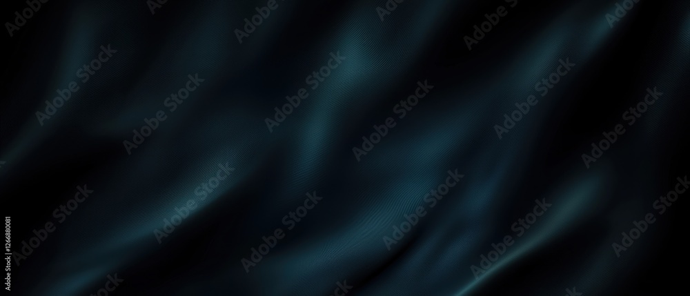 Obraz premium Deep Teal Fabric Drape Abstract Background