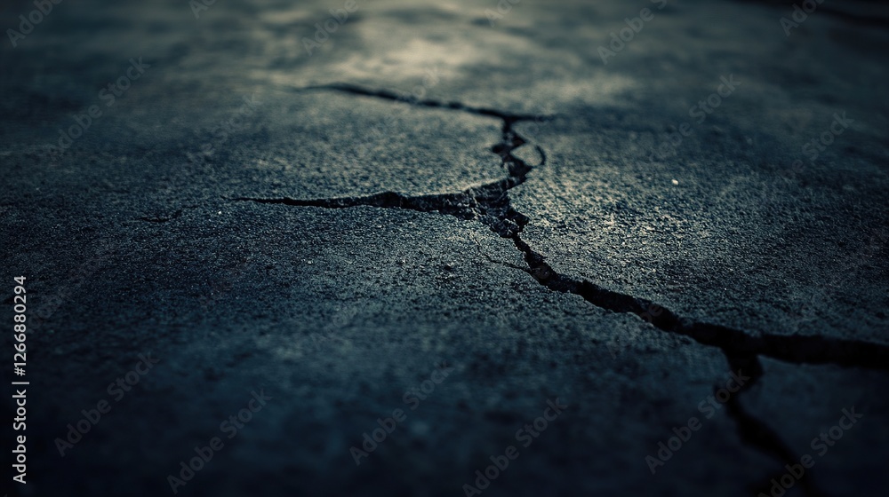 Obraz premium Dark Concrete Texture with Deep Shadows