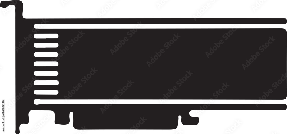 vector illustration of a computer monitor with a screen vector illustration of a computer monitor with a screen