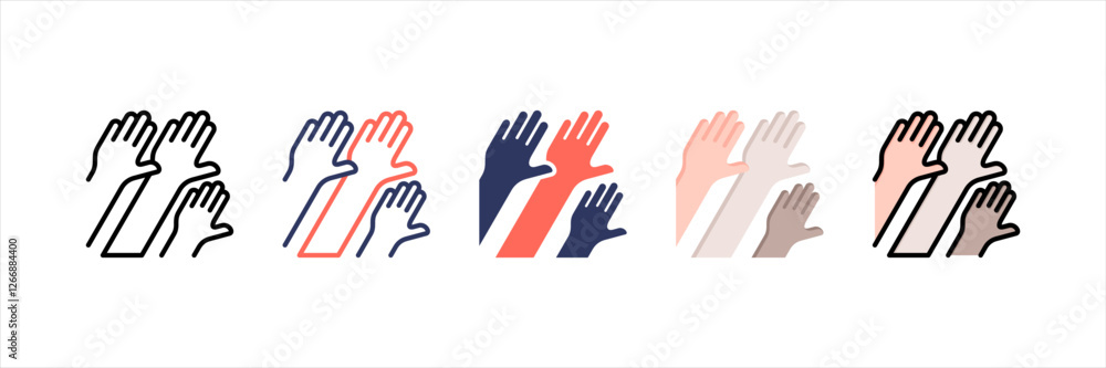 Outreach Multistyle Icon Set Outreach Multistyle Icon Set