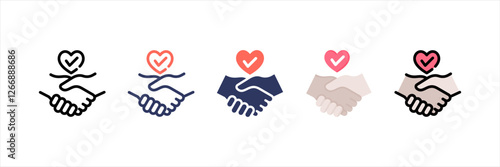 Trust Multistyle Icon Set
