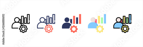 Consultant Multistyle Icon Set