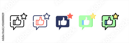 Excellence Multistyle Icon Set