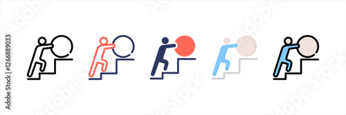 Struggle Multistyle Icon Set