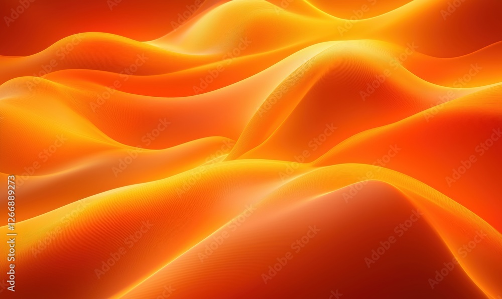 Vibrant orange abstract waves creating a dynamic and fluid background design Vibrant orange abstract waves creating a dynamic and fluid background design