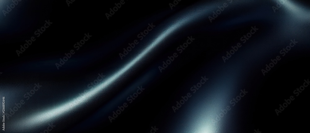 Obraz premium Dark Smooth Fabric Drape Abstract