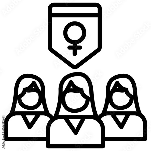 College Sorority Icon