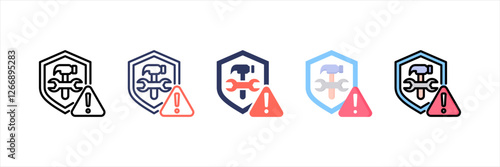 Preventive Multistyle Icon Set
