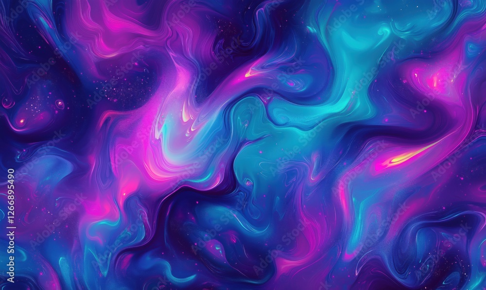 Colorful abstract swirl pattern with vibrant pink, blue, and purple hues Colorful abstract swirl pattern with vibrant pink, blue, and purple hues