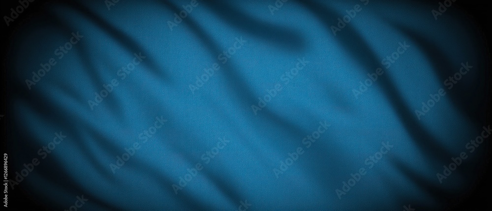 Obraz premium Deep Blue Fabric Drape