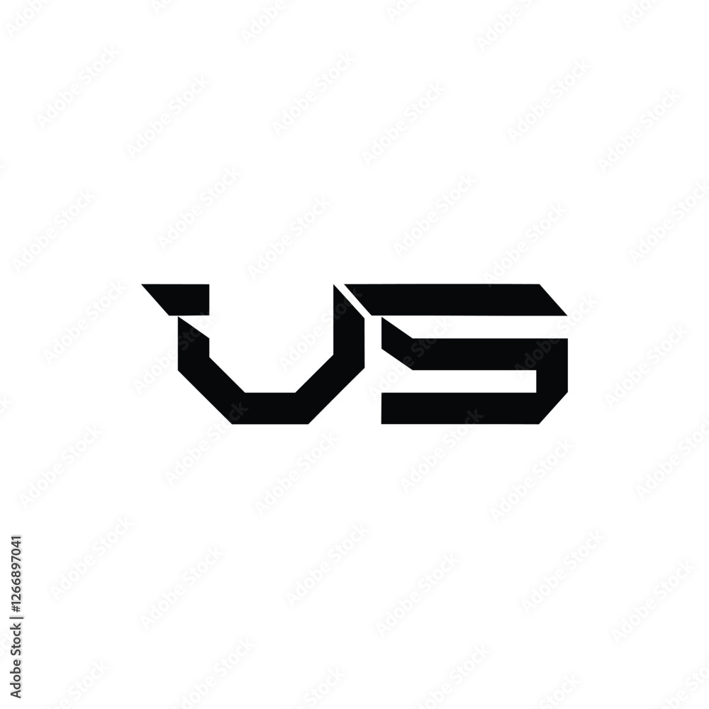 VS monogram logo design letter text name symbol monochrome logotype alphabet character simple logo VS monogram logo design letter text name symbol monochrome logotype alphabet character simple logo