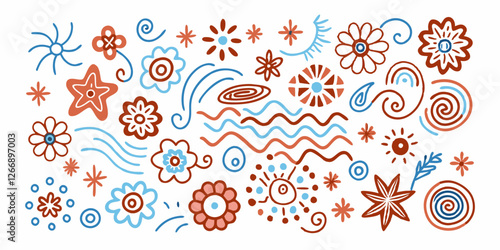 Floral Fantasia: A Kaleidoscope of Abstract Elegance