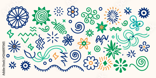 Floral Fantasia: A Kaleidoscope of Abstract Elegance