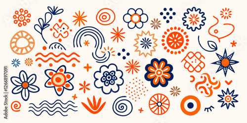 Floral Fantasia: A Kaleidoscope of Abstract Elegance