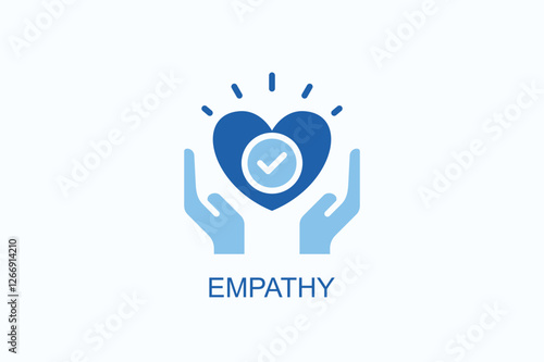 Empathy Icon Or Logo Isolated Illustration
