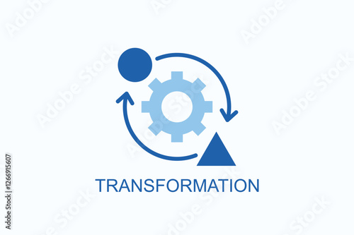 Transformation Icon Or Logo Isolated Illustration