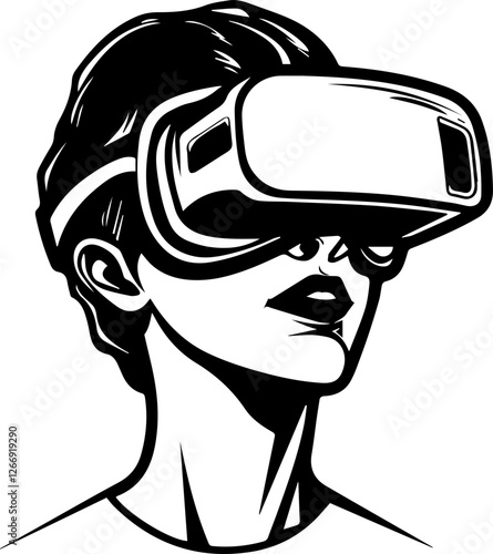 Simple design virtual reality innovation design
