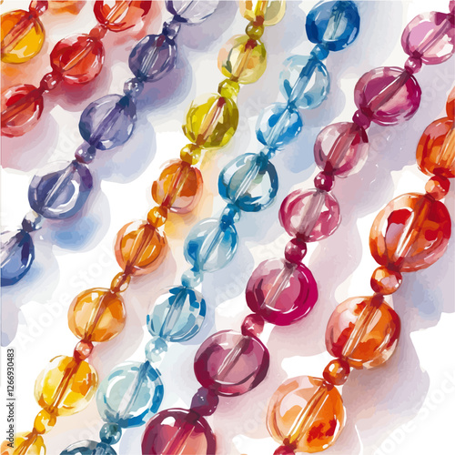 Murano glass necklaces showcase exquisite Italian craftsmanship.
