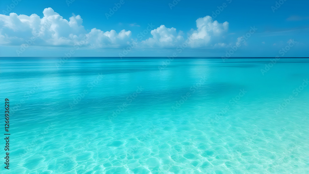 Tropical Waters – A smooth transition from deep teal to crystal-clear aqua, representing tropical beaches. Tropical Waters – A smooth transition from deep teal to crystal-clear aqua, representing tropical beaches.