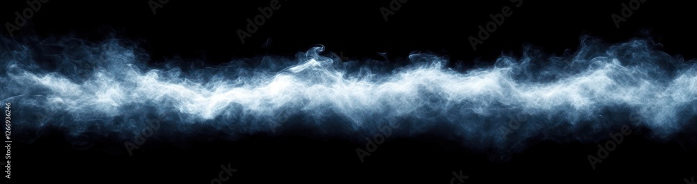 Ethereal Smoke Patterns and Abstract Fog on Dark Background with Soft Ambient Light Ethereal Smoke Patterns and Abstract Fog on Dark Background with Soft Ambient Light